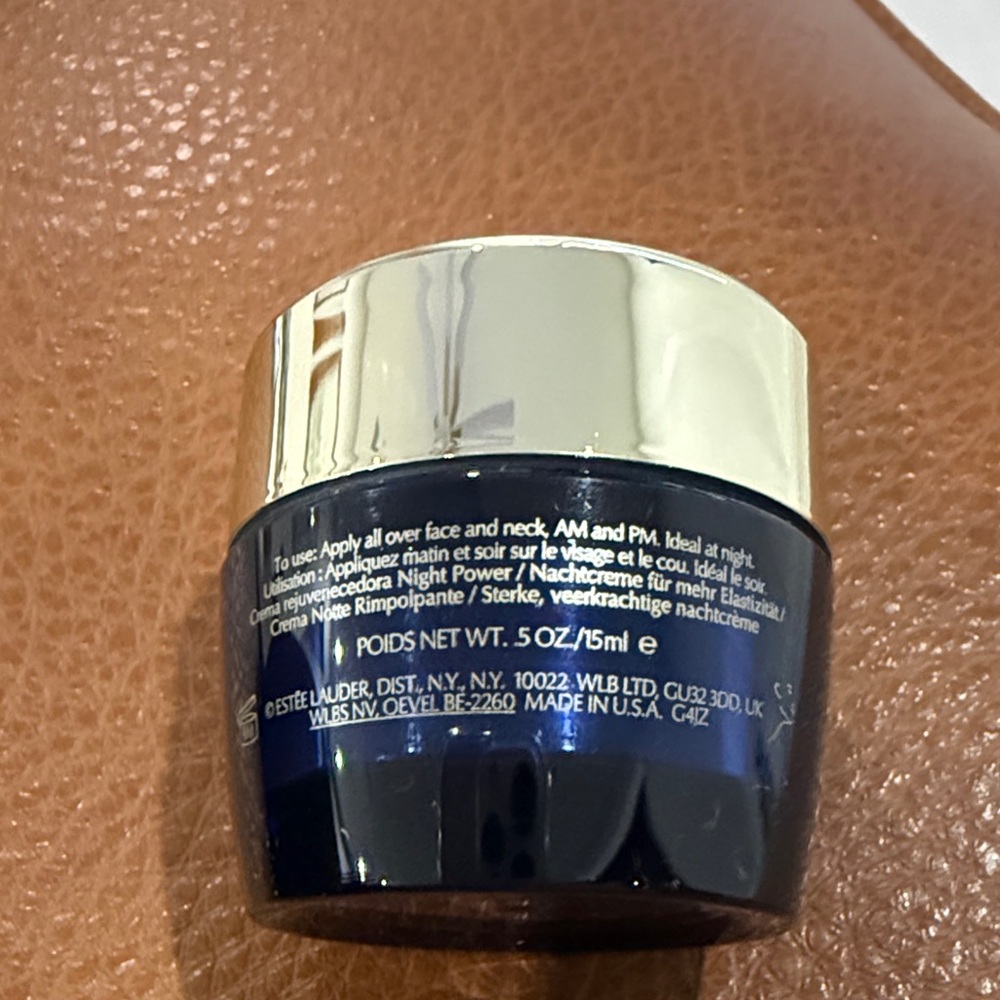 Estee Lauder Revitalizing Supreme+ Night Creme - Navy and Silver - Picture 2 of 2